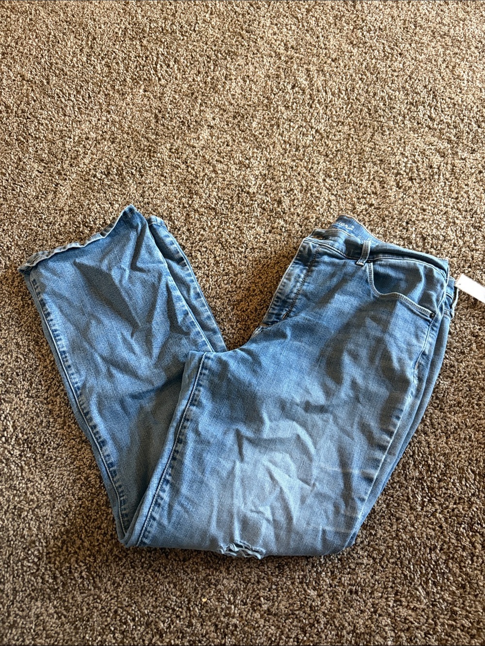 Eddie Bauer Women's Light Blue Boyfriend Jeans